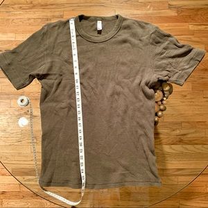 American Apparel S/S Waffle Tee